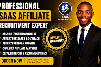 recruit targeted affiliates for your saas affiliate program