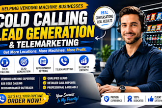 cold calling, cold caller,lead generation,vending machine