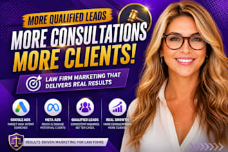 run law firm google ads, attorney meta ads, legal lead generation marketing