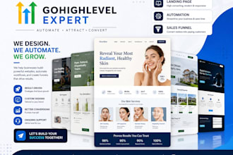 gohighlevel expert for gohighlevel website landing page sales funnel