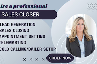sales closer sales representative lead generation salesperson high ticket sales