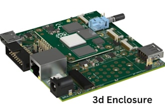 design custom 3d enclosure and pcb schematic