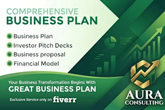 write an investor ready business plan for your startup, sba business plan writer