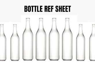 design bottle ref sheet for your oc