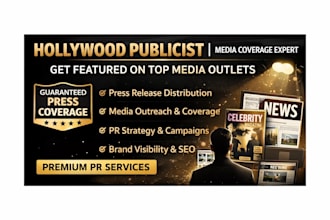 do hollywood publicist PR, press release distribution and media coverage