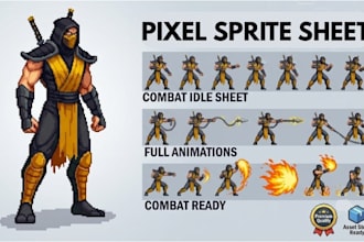 pixel art sprite sheet pixel art animation pixel art character game art sprite