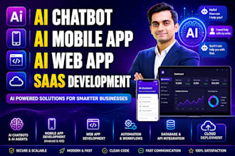 build ai chatbot, ai agent, ai web app and mobile app