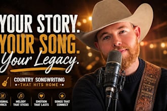 record male country demo vocalist for red dirt, americana singing song writing