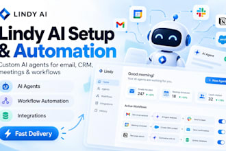 set up lindy ai agents, automation and business workflows