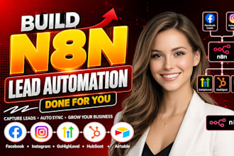 build n8n automation to sync facebook and instagram leads to gohighlevel