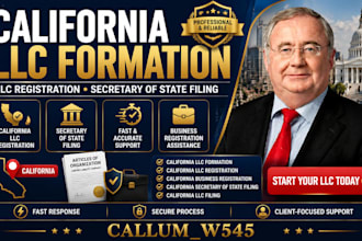 do california llc formation, registration and secretary of state filing