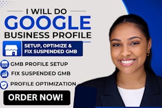 do google my business profile, fix suspended gmb, optimize