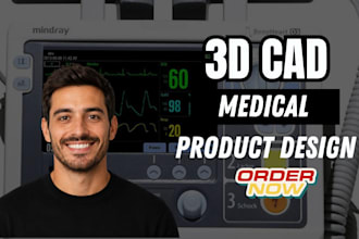 do 3d cad medical device, medical cad device and healthcare product design