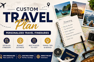create a personalized travel itinerary