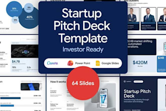 design investor pitch deck presentation design powerpoint google slides podcasts