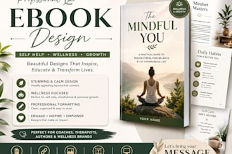 canva ebook design PDF workbook, fitness ebook ebook formatting layout design