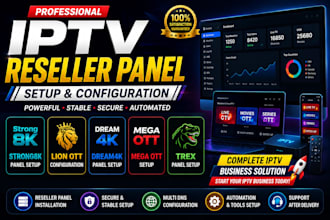 build a professional iptv service with branded app and admin panel