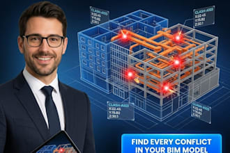 run automated bim clash detection for building code compliance