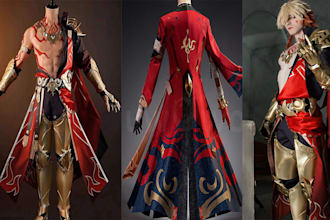 custom 3d cosplay creation full body armor cosplay anime cosplay costume