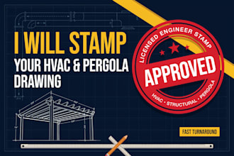 stamp your hvac and pergola drawing
