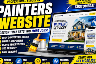 painting website, painter website, painting contractor website, painting company