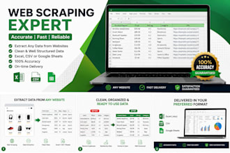 scrape public website data with python into clean excel or CSV