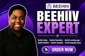 setup beehiiv newsletter beehive landing page beehiiv website beehiiv template