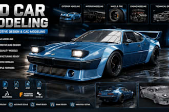 3d car modeling automotive cad design and vehicle model