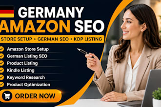 do germany amazon store setup, german amazon listing SEO, amazon kindle listing