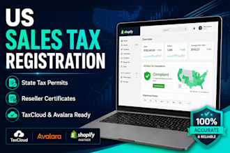 register US sales tax permit and business license for shopify amazon