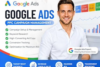 professionally manage google ads PPC for ecommerce and local businesses