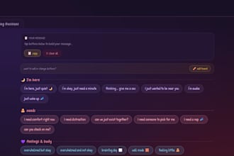 build a custom web tool, tracker, or automation script