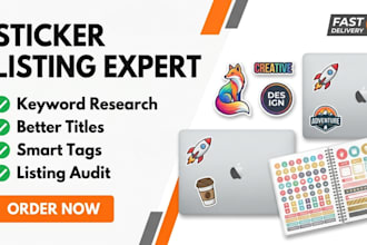optimize your etsy sticker listings for more visibility and sales