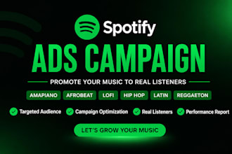 targeted spotify ads campaign for amapiano afrobeats lofi latin artist