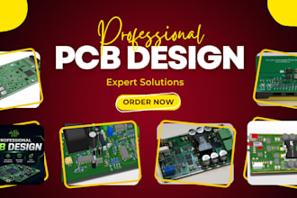 design pcb, redraw circuit schematics, 3d pcb design and multilayer boards