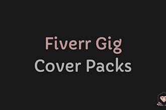 create a fiverr gig cover image pack for your niche