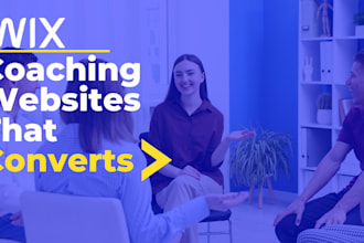 design wix life coach coaching consultant theraphy website with booking