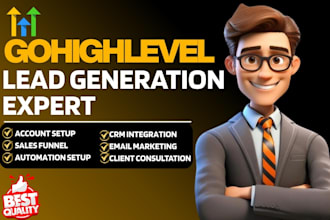 setup gohighlevel lead generation funnels for coaches and consultants business