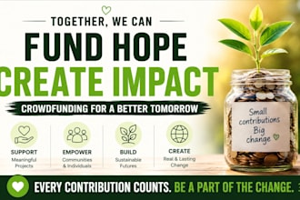 do crowdfunding promotion for gofundme, kickstarter, indiegogo