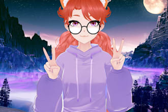 create custom vrchat avatar, anime, furry avatar