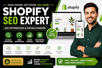 do shopify SEO, shopify speed optimization, and google ranking to boost sales