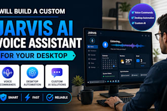 build a custom jarvis ai voice assistant for desktop
