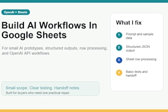 build openai automation for google sheets workflows