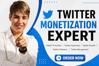 promote twitter url link, x reply guy to boost impression, complete monetization