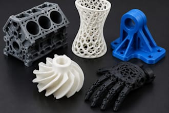 create stl files, 3d print ready models, fix errors for fdm