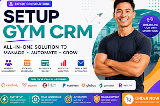 setup gym crm mindbody crm vagaro zen planner pushpress glofox gymdesk replify