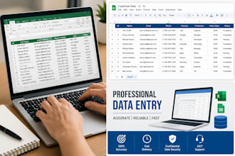 do data entry task very seriously