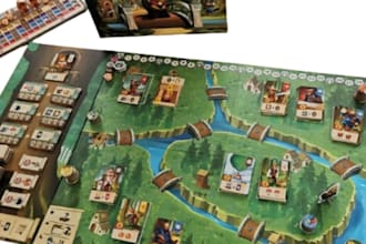 design custom board game components, printable card layouts and product box art