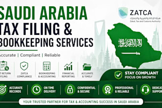 do saudi arabia tax filing, vat returns, zatca compliance and bookkeeping