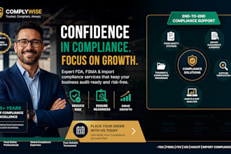 be your fda US agent, handle fsvp compliance, import permit and food safety
